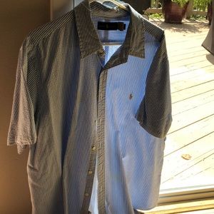 Ralph Lauren polo short sleeve button down.